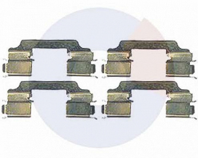 CARRAB BRAKE PARTS 2360 -  Комплектующие, колодки дискового тормоза